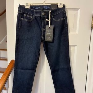 Women's Jeans Dark Wash, Straight Cut, The Limited Brand, Size 6